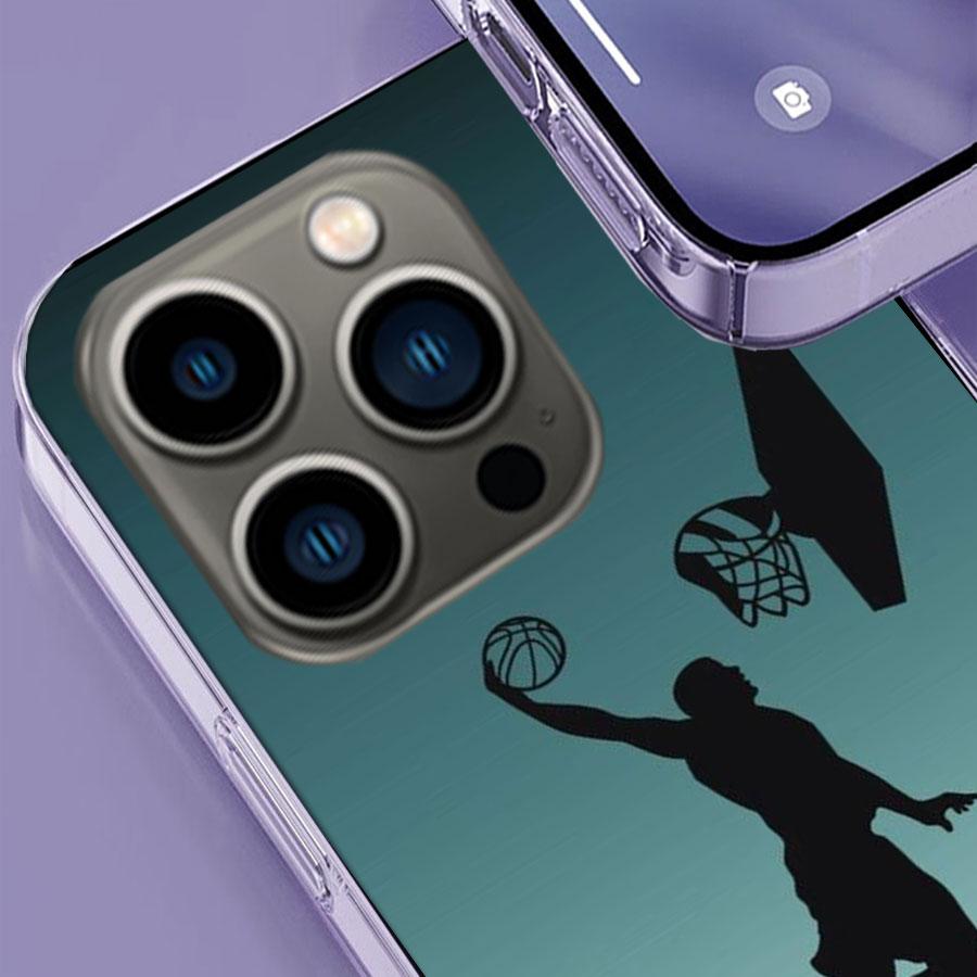 Basketball Phone Case For Iphone 17 Air 15 Pro 14 Plus 16 Pro Max 17E 16E 12 13 Mini 11 Cover Cute Fundas