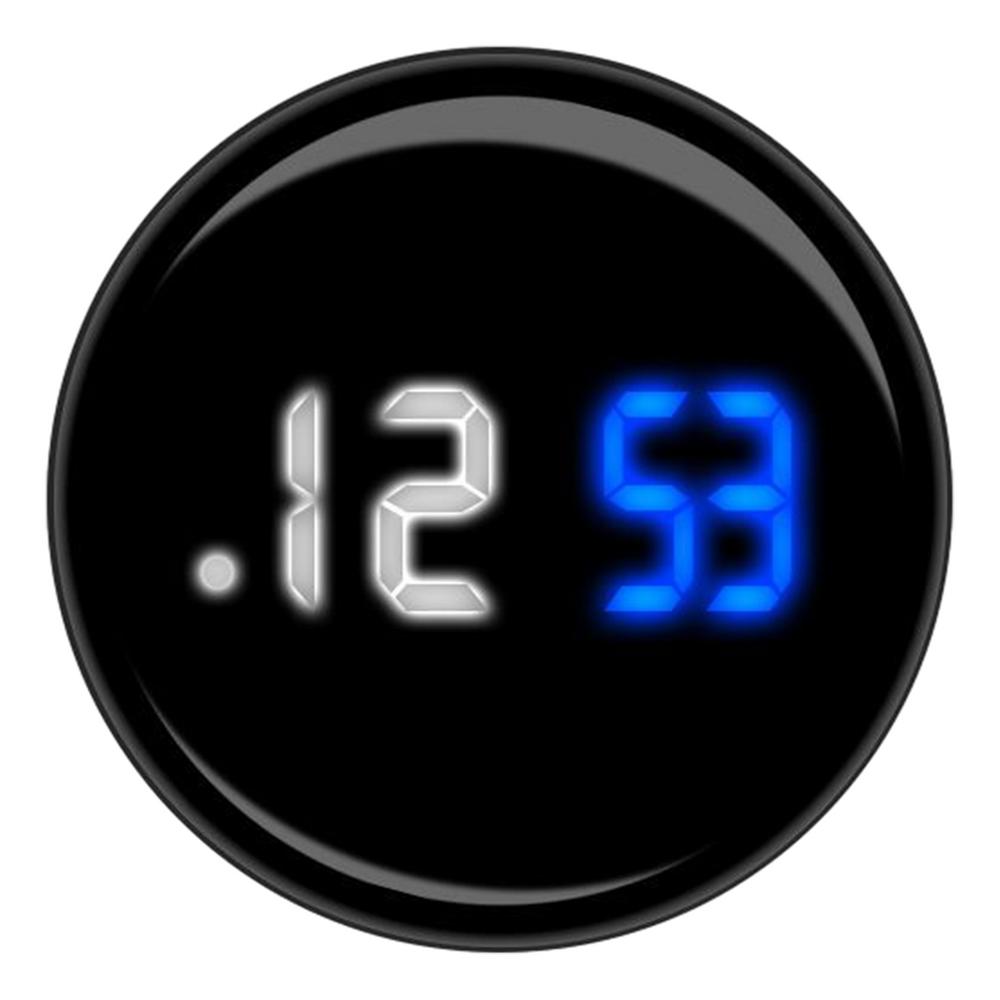 Clock For Vehicle Dashboard Waterproof Stick On Dashboard Clock Touch Control Clocks For Convertible Car SUV Travel Auto
