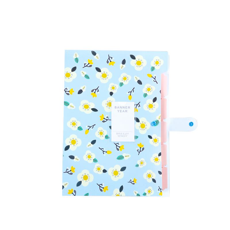 Multi-Layer Plastic Accordion File Folder with Labels for Students, Large Capacity for Test Paper Storage