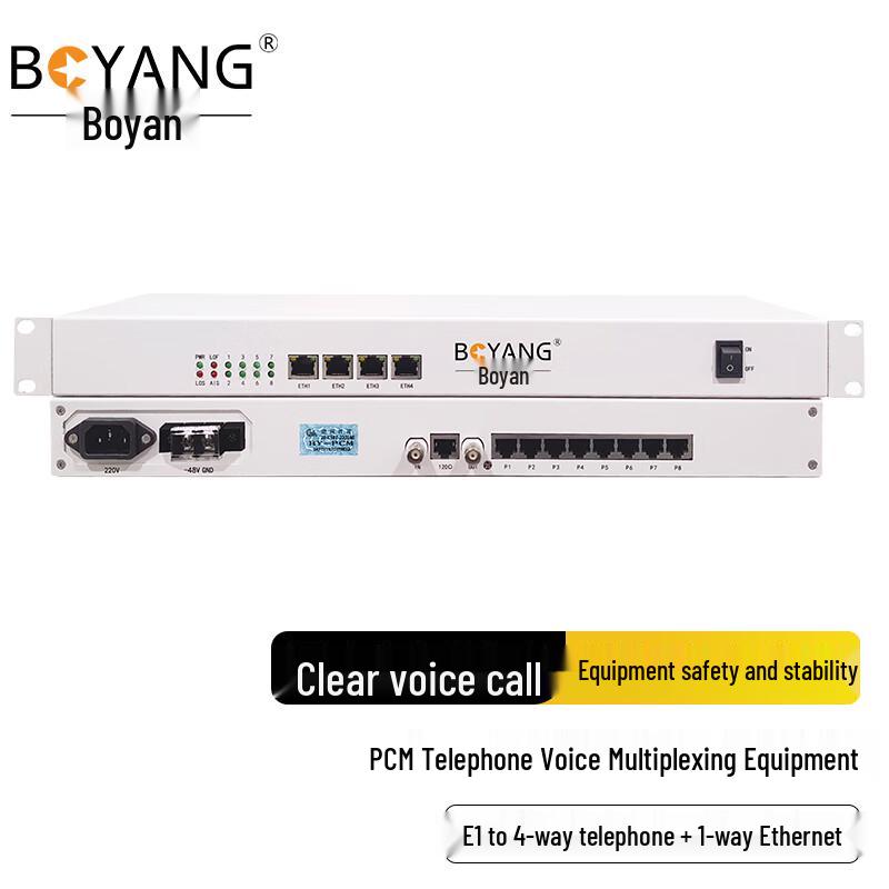 Boyang E1 PCM Voice and Data Multiplexers