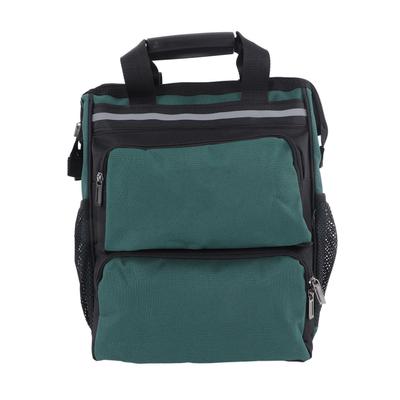 Tool Bag Backpack Canvas Wear Resistant Large Capacity Multi Compartments Portable Tool Backpack