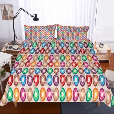 Circles Geometry Duvet Cover Set Bed Decoration First Choice Gift Suitable For Children Boys Girls And Adults Soft Breathable