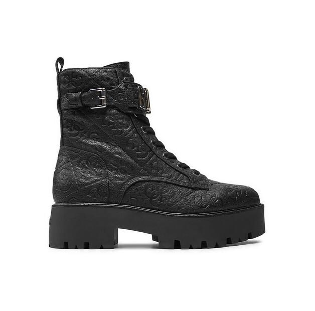 Black Guess Vaires Ankle Boots FLTSOM FAL10