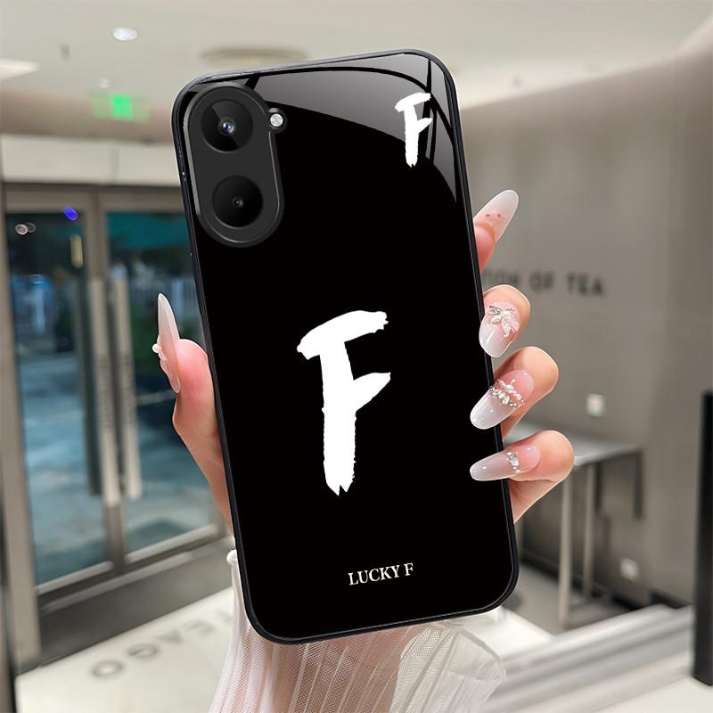 Case For Realme 10 Pro Plus 4G 5G Lucky Letters Back Cover Capa For Realme10 10Pro 10Pro+ Tempered Glass Soft TPU Protect Fundas