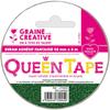 Ruban adhésif large Queen Tape 4,8 cm Vert Pailleté