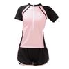 Women's Slimming Sports-Style Two-Piece Swimsuit - Belly-Covering, Conservative Design Ideal for Students and Vacations