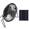 Solar Panel Fan 2.5W 5V Solar Power USB Output Portable Wide Application Solar Powered Fan for