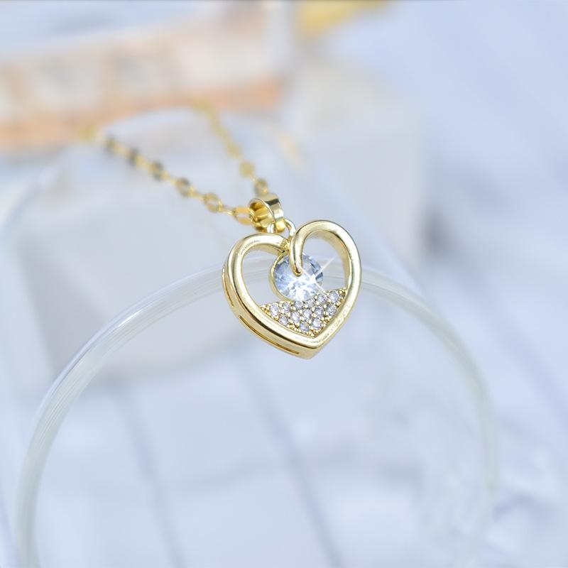 Heart Of The Sea Necklace Female Design National Tide Versatile Cold Wind Send Friends Network