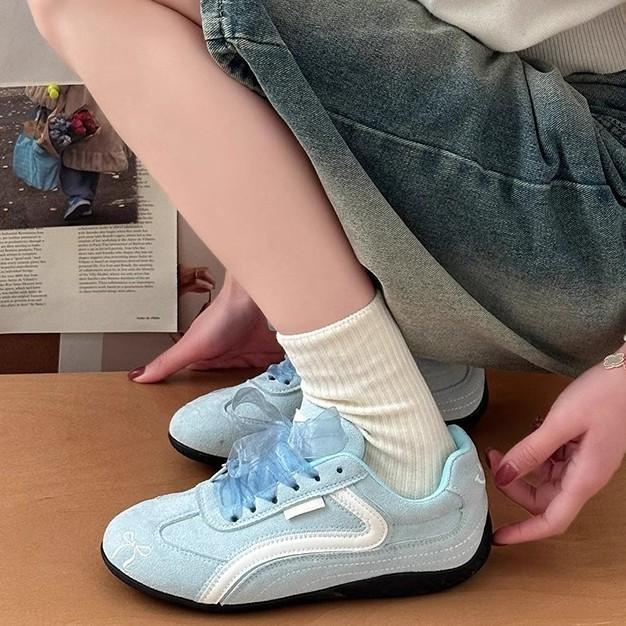 Cartoon Forrest Gump shoes women's spring 2025 new retro flat-bottomed versatile sports training shoes breathable casual board shoes