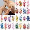 9Pcs Flower Temporary Tattoo Stickers For Women Body Art Fake Tattoo Sexy Rose Butterfly Peony Little Daisy Waterproof Tattoos