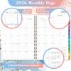 2026 Planner - 2026 Planner Weekly and Monthly from Jan. 2026 to Dec.2026, 8.5" x 11", 2026 Planners with Inner Pocket, Large Daily Block, Colorful