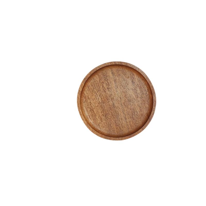 Walnut Wood Round Serving Tray