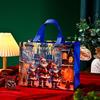Christmas Santa Claus Non-Woven Gift Bag - Festive Cross-Border Handbag