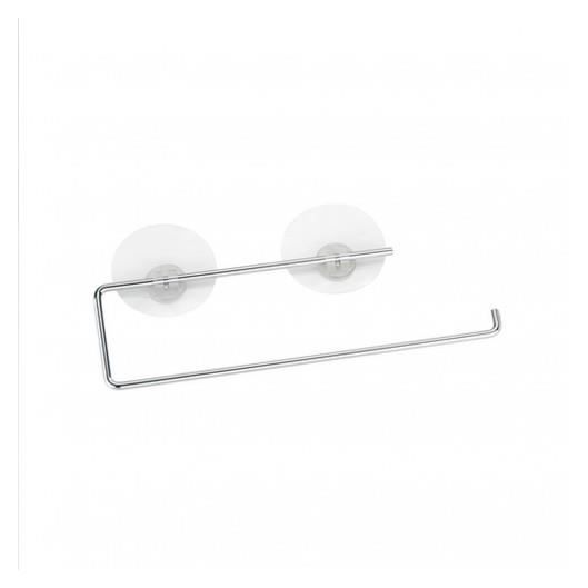 Porte essuie-tout mural - wenko - static-loc® - métal - argent - ventouse repositionnable