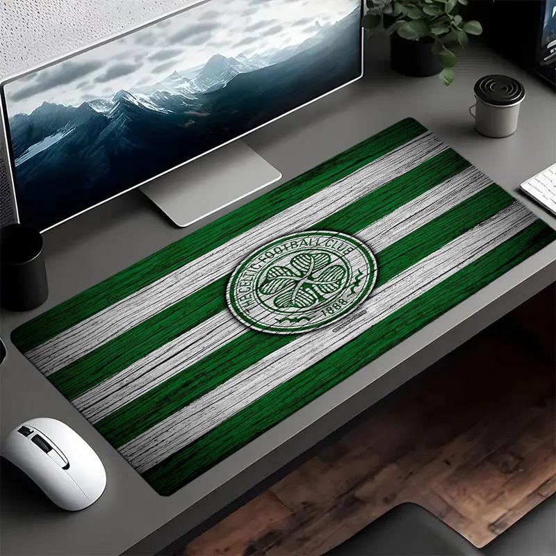 Celtic Fc Crest Design Mouse pad Mouse pad, Gaming Mouse Pad, keyboard pad, Desk Decor for computer notebook Fan Gift Birthday Gift