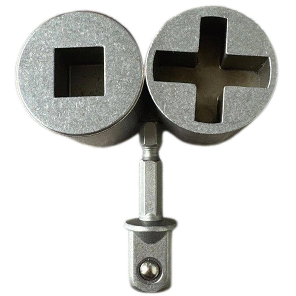 Universal Jack Socket Adapter For Hand Drill Heavy-Duty Socket Converter For Scissor Car Jack With 1/2 In Socket Adapter Bit