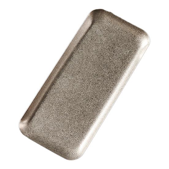 Vintage čtvercový talíř na jídlo Nerezová servírovací mísa na steaky, dezerty, dorty Podnos do myčky nádobí Stolní nádobí pro domácí použití a restaurace