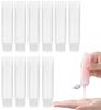 Set of 10 Refillable Travel Cosmetic TSA for Shampoo Portable Skincare Containers X Bottles, 50ml/1.7oz, Approved, Leak-Proof, Plastic, & Lotion,