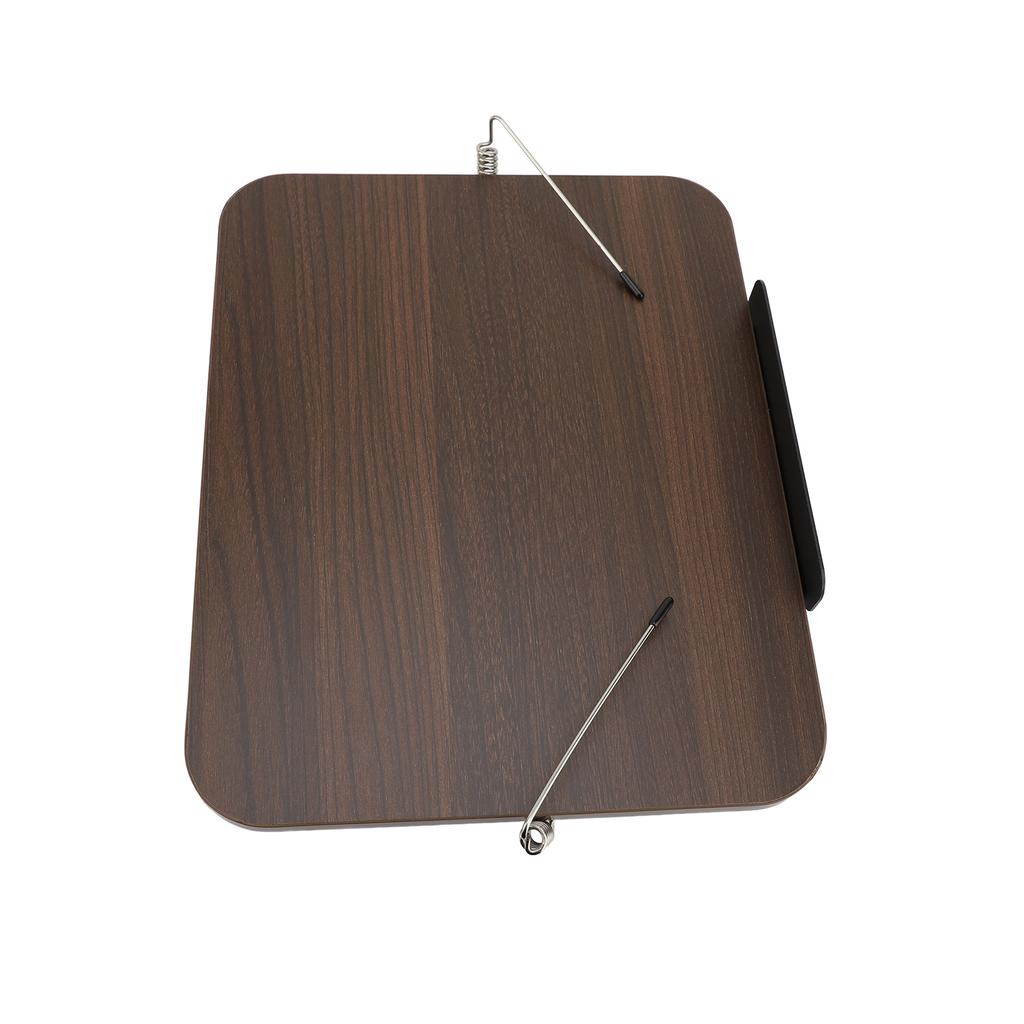 Reading Stand with 360 Degree Rotating Base and Page Clips Multifunctional Lift Support Book Holder