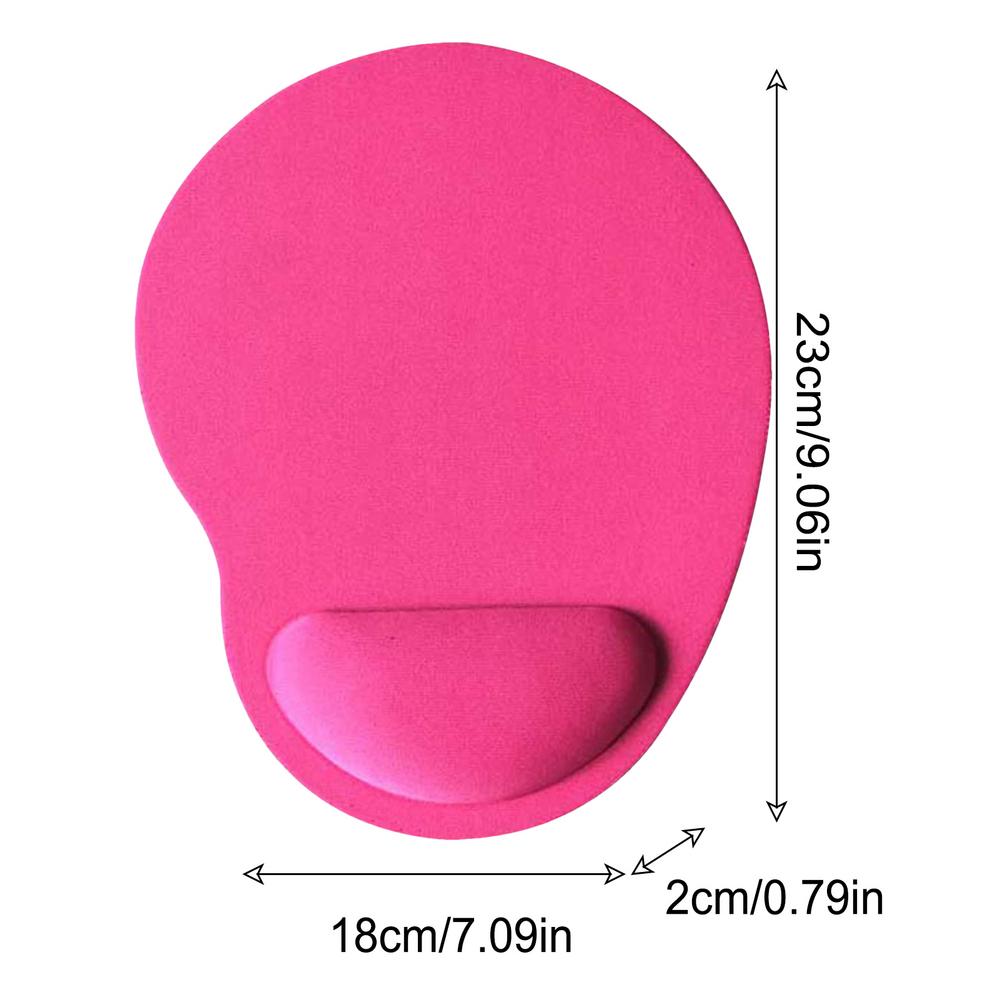 Ergonomic Wrist Rest MousePad Comfortable Wrist Support Non Slip Mice Mat Soft Mousepad For PC Laptop Computer