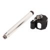 2 In 1 Pool Cue Chalk Holder Billiard Cue Tip Pricker Nonslip Chalk Holder For Billiards Silver Black
