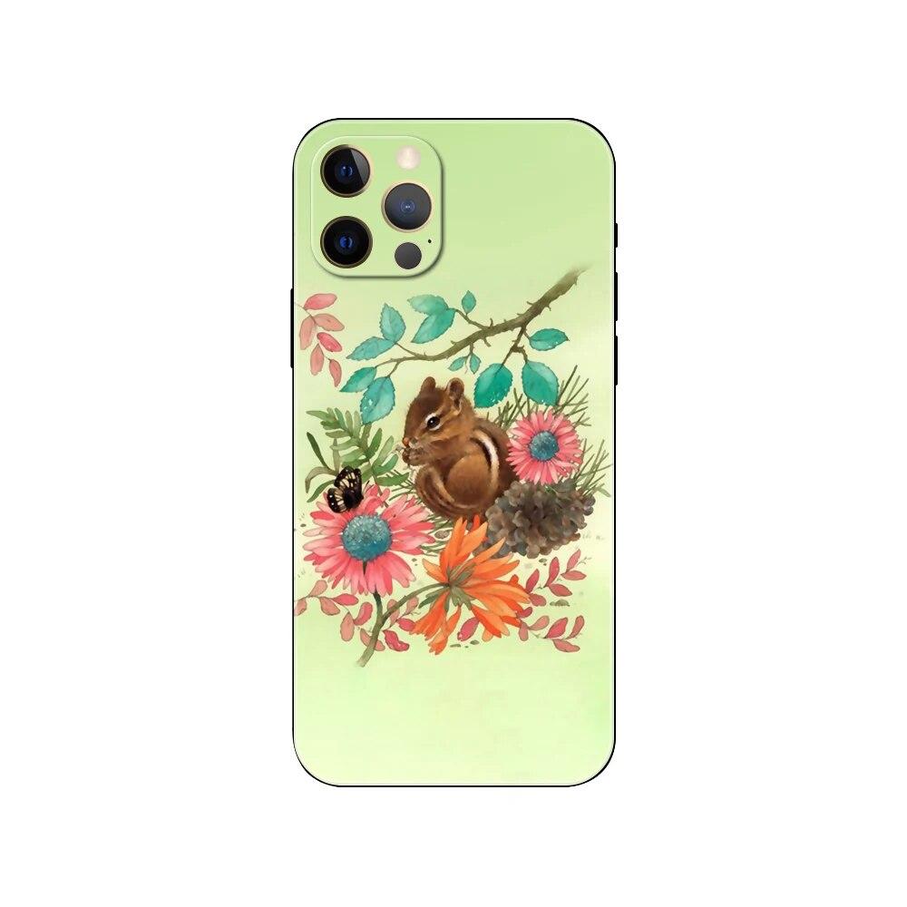 Pouzdro na telefon Squirrel pro iPhone Samsung Galaxy Redmi Xiaomi Oppo OnePlus Note SA 7 8 9 10 11 12 13 14 20 21 22 23 53 54 Pro Max Plus Ultra TPU Soft