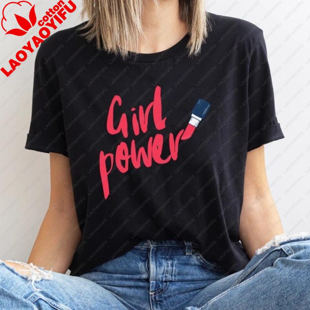 Girl Power March 8 Shirt International Unisexs Day Gift TShirt Strong Unisex Streetwear Feminist Clothing Daily Life Casual Tops