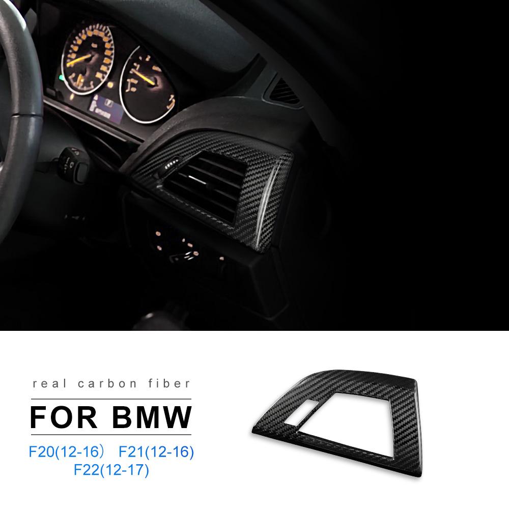 Dry Carbon Fiber Dashboard Air Vent Trim for BMW F20 F21 F22 1 Series 2 Series 2012-2017