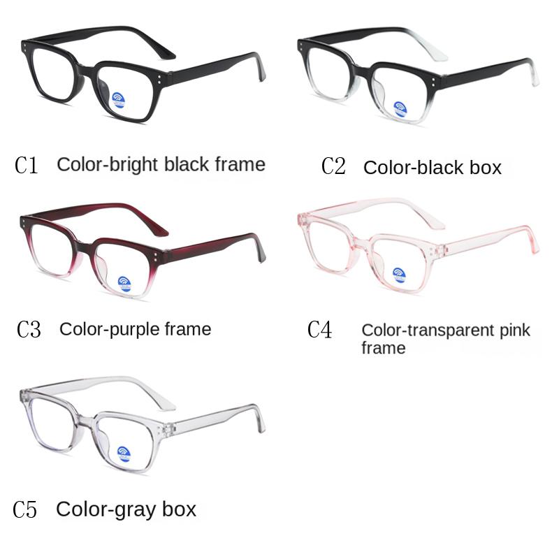 Anti Blue Light Glasses Square Eyewear for Women Men Luxury Blue Light Blocking Computer Glasses Sweet Style
