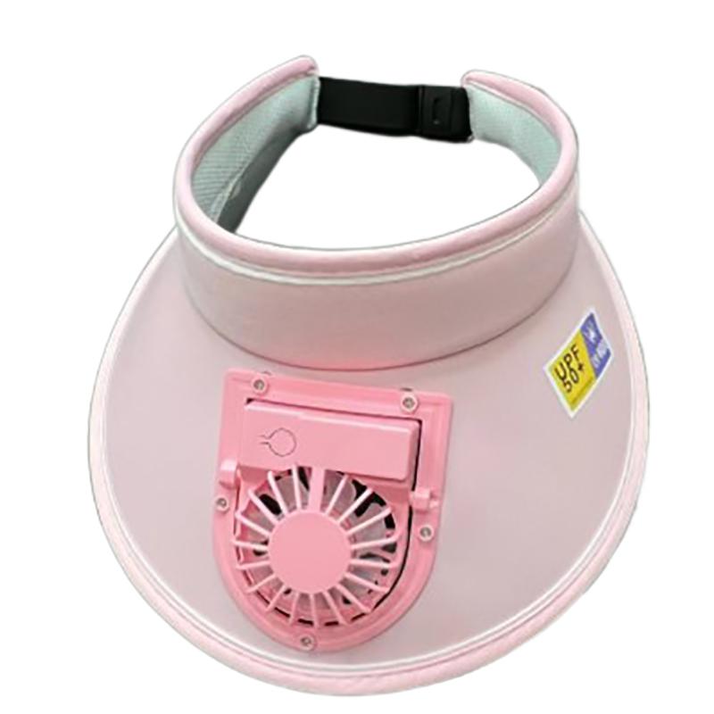 Breathable Cooling Sunscreen Fan Sun Visor Hat Fishing Hat Peaked Cap Usb Charging Fan for Sport Sunhat