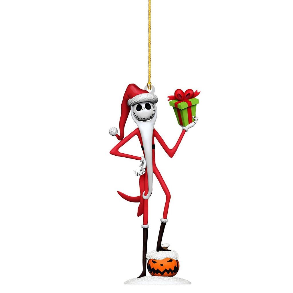 Vibrant Burton Tim Nightmare Before Christmas Acrylic Decoration Set With Jack Friends And