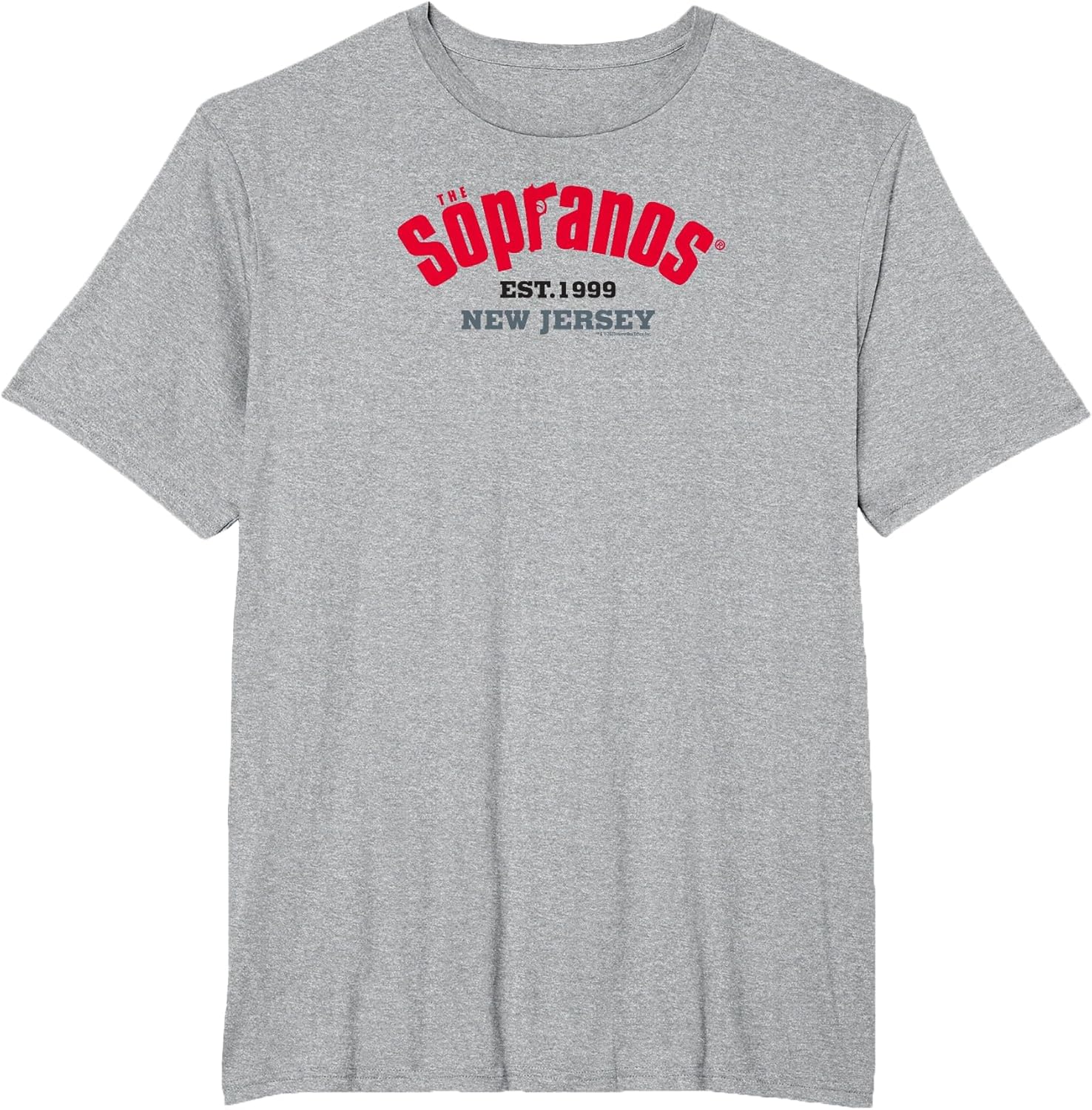 The Sopranos 1999 New Jersey Adult T-Shirt S разноцветный
