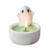 Halloween Candle Stand Spider Candle Holder Spooky Halloween Resin Candle Holder with Ghost Spider Candlestick Holder Spooky Dec