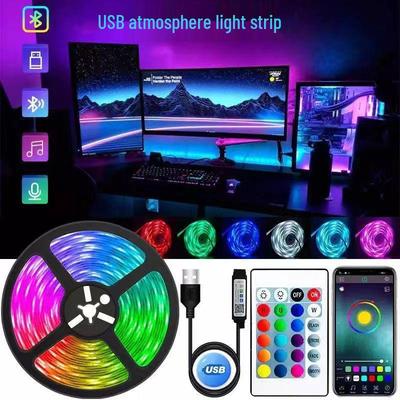 5V USB Wasserdichter RGB LED-Streifen - Bleifrei, Umweltfreundlich, Selbstklebend für TV/Computer Hintergrund