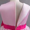Girls Bow Flower Wedding Party Birthday Party Tutu Dress Stage Performance Costume