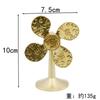 Popular brass rotating handle piece, six-sided rotating combination for attracting wealth and treasures, multi-sided rotating st