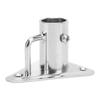 316 Stainless Steel Stanchion Post Socket 90 Degree Flag Pole Base Socket Flag Pole Holder Yachts