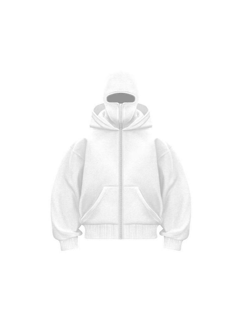 Trendy Unisex Double-Layer Hooded Zipper Sweatshirt for Autumn/Winter