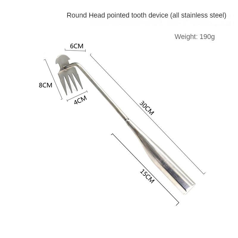 Portable Gardening Weeding Tool Hook Grass Pull Grass Artifact Durable And Sturdy Stainless Steel Shovel Innovative Outdoor Tool