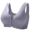 Women's Front Zipper Plus Size Bra Vest Style Bra