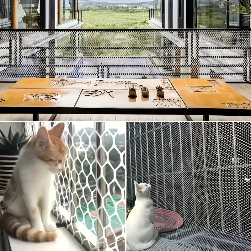 Balkon Katzensicherheitsnetz Katzensicheres Netz , Schutzgitterzaun, Verschlüsseltes Anti-Ausbruchsnetz für Innen-/Außenbereich, Balkon-Sicherheitsnetz Sicherer Zaun