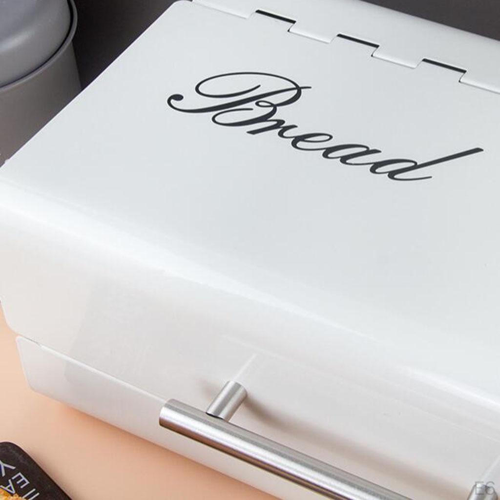 Bread Storage Box with Lid for Kitchen Countertop Coffee Table Organizer Home Storing