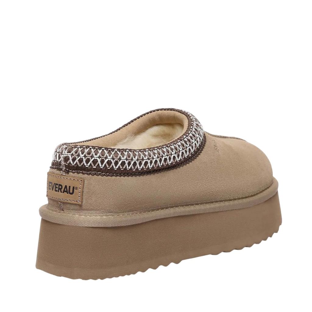 EverAu Womens/Ladies Wonga Leather Slippers