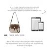 Bolsa de Couro Bovino de Duas Camadas Bolsa All-in-one para Celular Bolsa de Axila para Mulheres Bolsa Transversal de Ombro Único para Mulheres