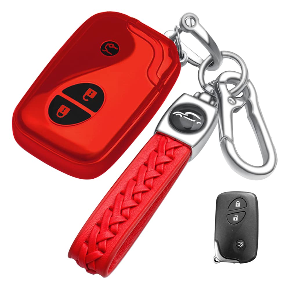 LETINGFAR Key Case for Lexus, Smart Key Case, Key Cover, TPU, Dedicated Design for