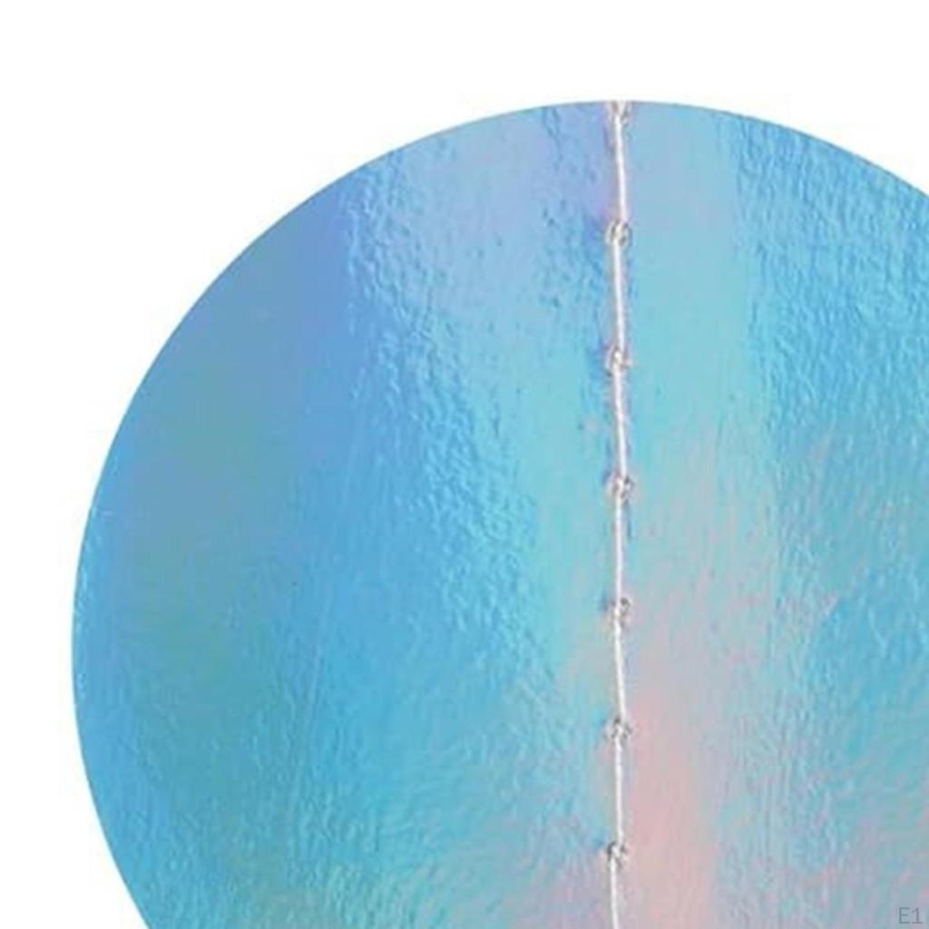 4x Färgglada Glitterpappersgirlanger Boll Streamer Kit Festdekorationer 4M Bakgrundsbanderoll