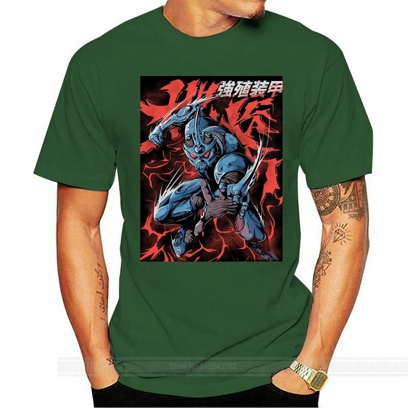 New Popular Guyver Japan Anime Unisexs Tshirt S5xl Male Brand Teeshirt Unisex Summer Cotton T Shirt