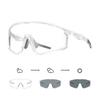 Photochromic Polarized Cycling Glasses, UV Protection Windproof Sports Sunglasses, Lightweight Men Women Safety Eyewear for Mountain Bike Running