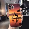 giraffe illustration Phone Case For iPhone 15 14 11 12 13 Mini Pro XS Max Cover 6 7 8 Plus X XR SE 2020 Funda Shell