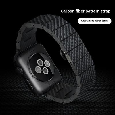 Geeignet für Apple Watch S9 Ultra S8/7/6/5 Band Apple Watch IWatch Carbon Fiber Texture